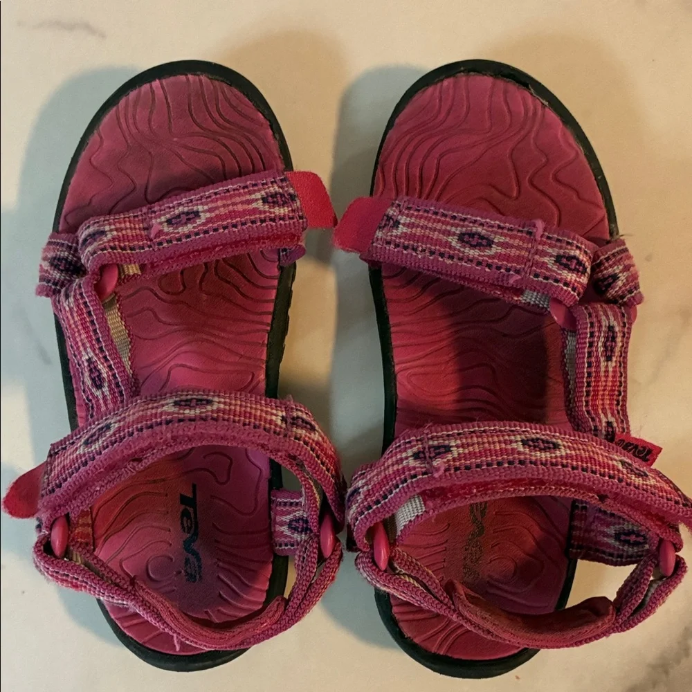 Teva Kids Pink Adjustable Sport Sandals